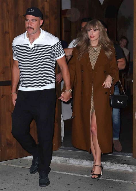 gucci taylor swift dress|travis kelce gucci outfit.